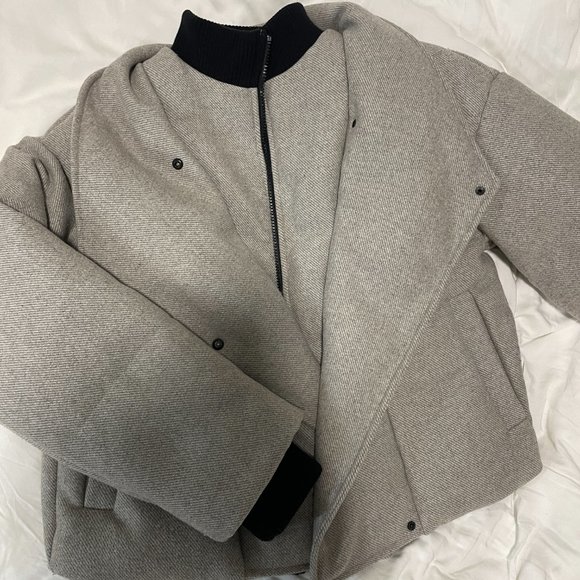 BA&SH Lady Coat Grey (size 1) - Picture 2 of 10